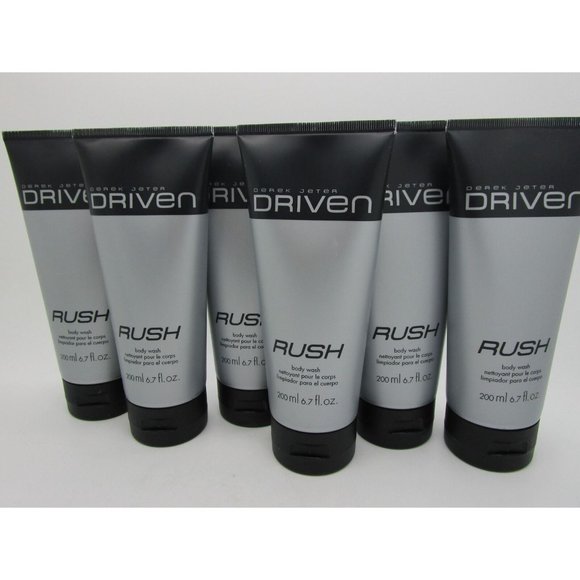 Avon DRIVEN RUSH Body Wash- Lot of 6 - 6.7 oz. each